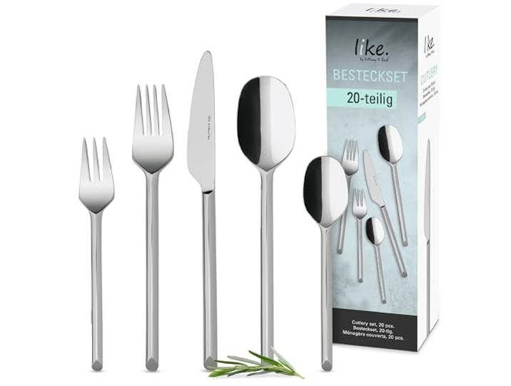 like. by Villeroy & Boch - Like Besteckset 20tlg. Silber, Spülmaschinenfest