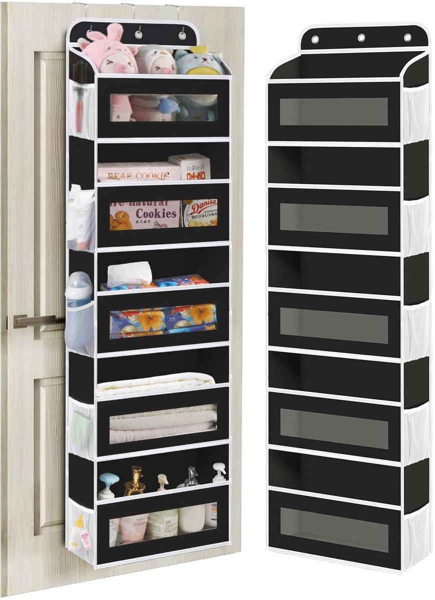 Unyqoos Opvouwbare hangorganizer met 5 vakken voor keuken, badkamer of slaapkamer