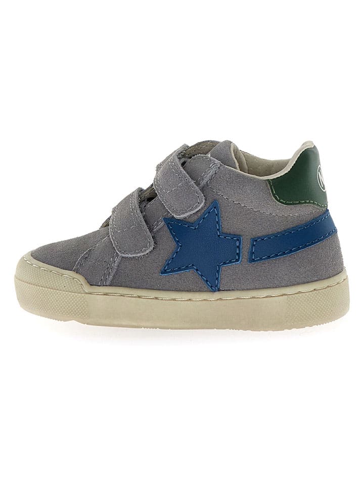 Naturino Leder-Sneaker "Singery" in Grau - 25