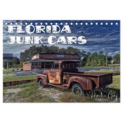 Florida Junk Cars (Tischkalender 2027 DIN A5 quer), CALVENDO Monatskalender