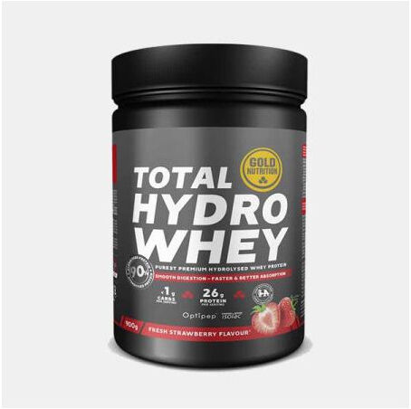 GOLD NUTRITION PROTEINA TOTAL HYDRO WHEY MORANGO 900g