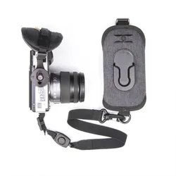 COTTON CARRIER StrapShot Holster G3 Grey - Rucksackgurt-Holster für 1 DSLR- oder DSLM-Kamera