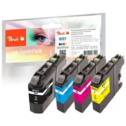 Peach PI500-178 Druckerpatrone 4 Stück(e) Kompatibel Standardertrag Schwarz, Cyan, Magenta, Gelb