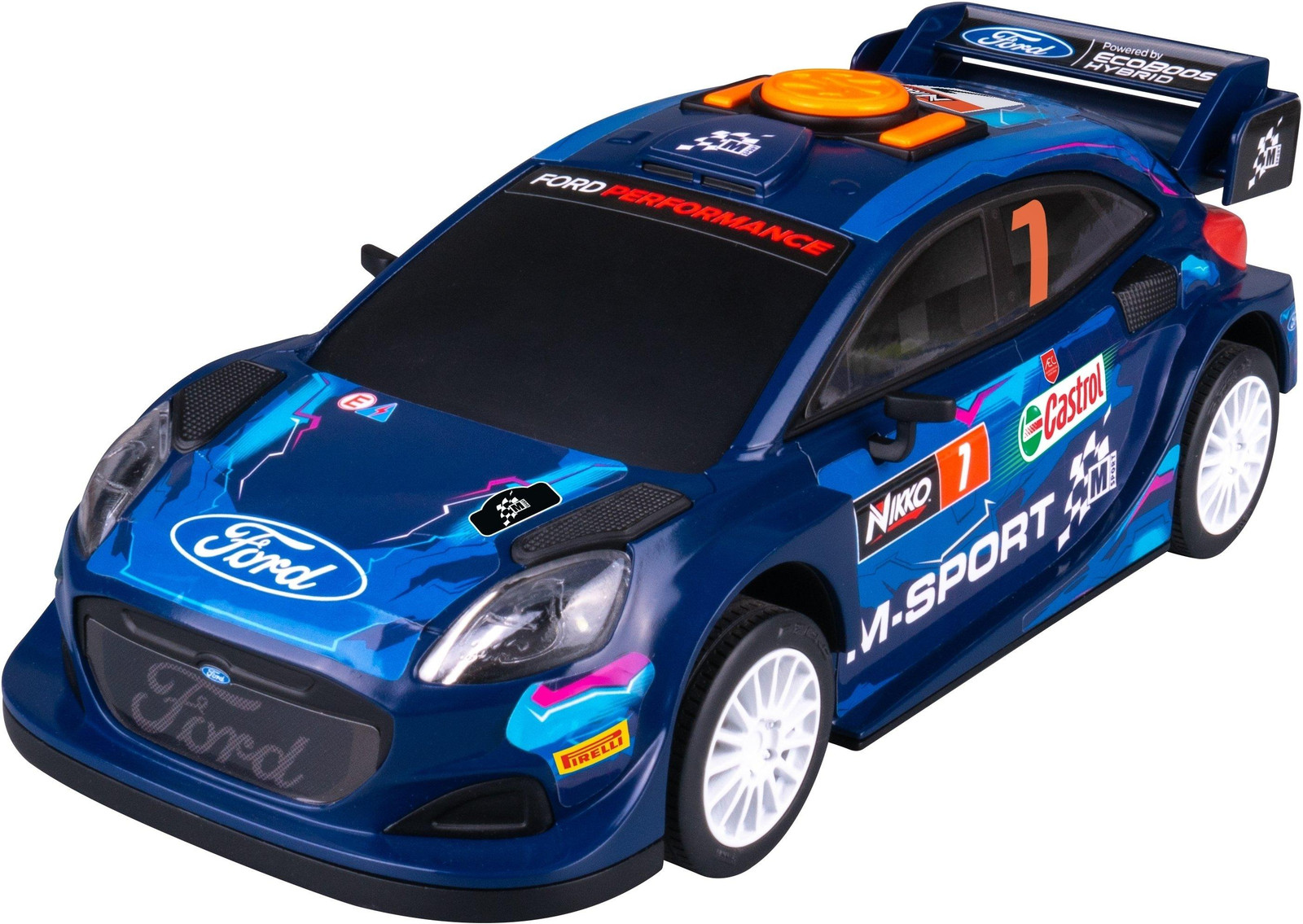 Ottosimon Nikko M-Sport Ford Puma rally speelgoedauto met licht en geluid