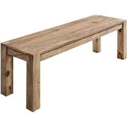 Sitzbank YOGA (BHT 140x45x40 cm) - braun - BHT 140x45x40 cm