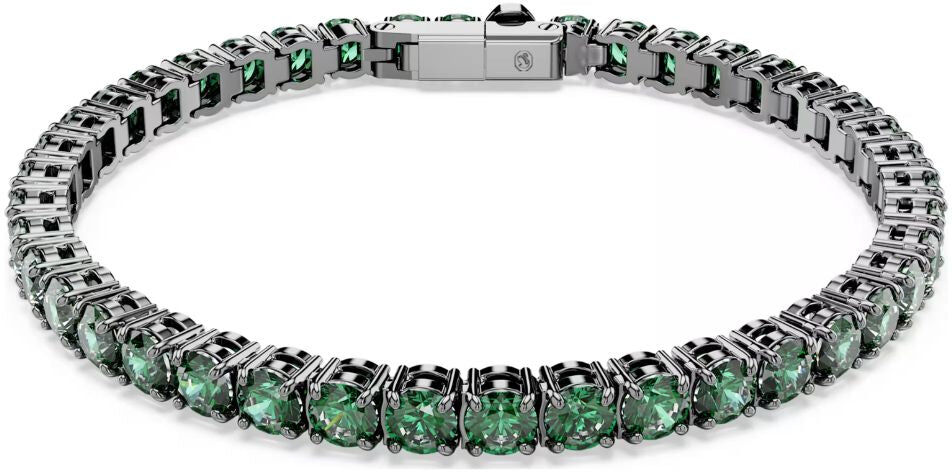 Swarovski Matrix Tennis rannekoru, vihreät kristallit