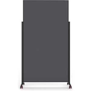 Magnetoplan Moderationstafel Design VarioPin 1181201, mit Rollen, Filz, pinnbar beidseitig, grau, 100 x 180 cm