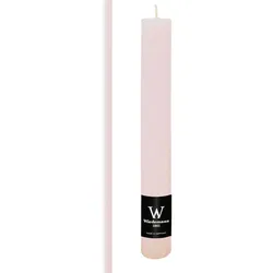 Wiedemann Kerzen Durchgefärbte Stabkerzen Rosé 280 x Ø 35 mm, 1 Stück