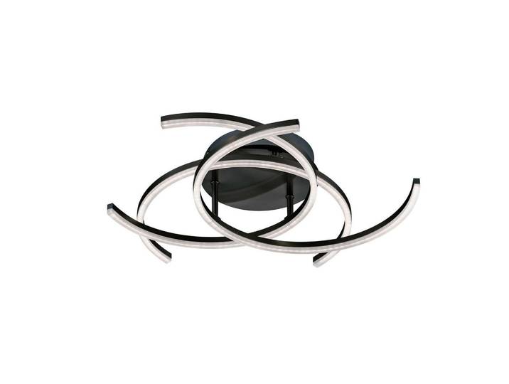 Fischer & Honsel Led-Deckenleuchte, Schwarz, Sandfarben, Metall, F, Farbwechsler, Lampen & Leuchten, Innenbeleuchtung, Deckenlampe, Deckenlampen