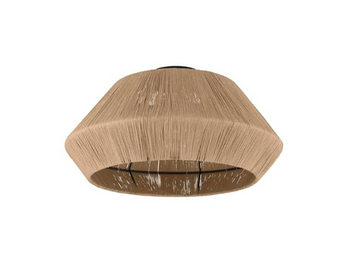 EGLO Deckenlampe Alderney, natürliche Deckenleuchte im Vintage Design