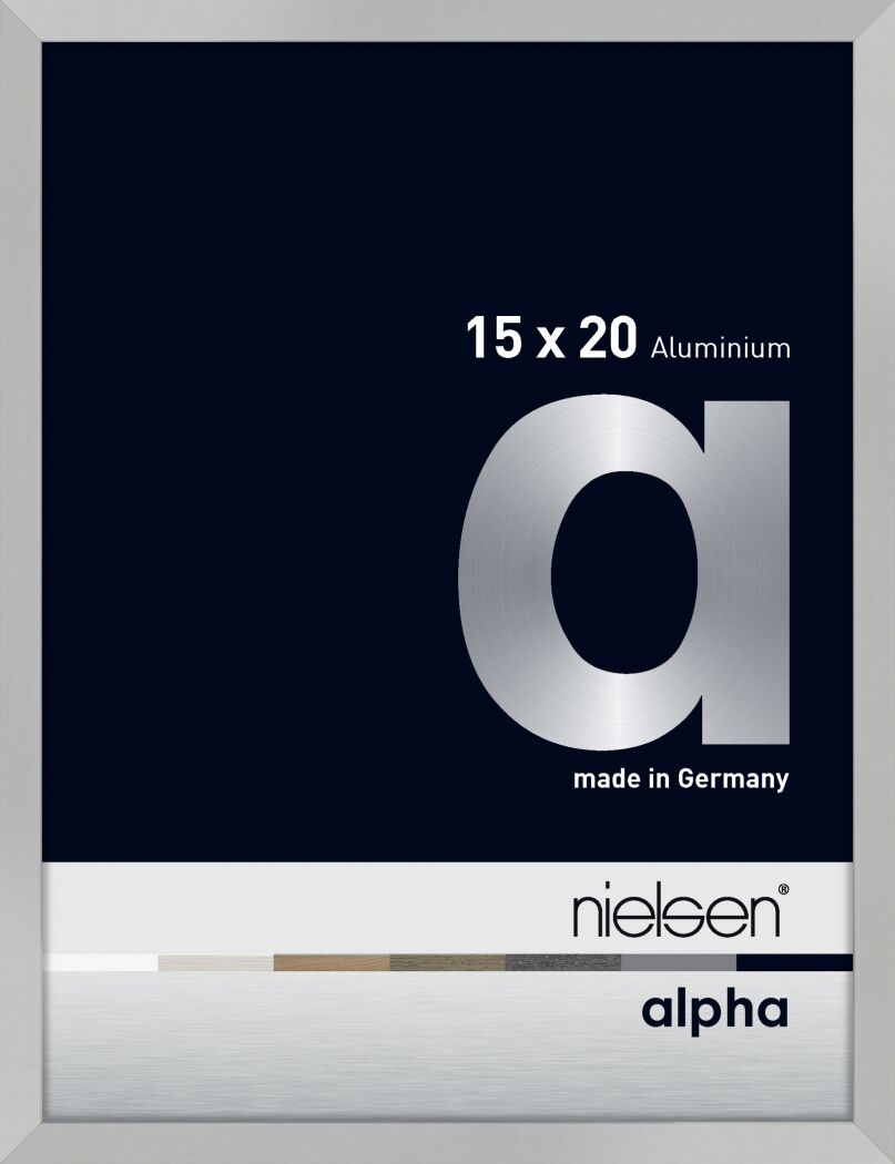 Nielsen Alu 1617004 Alpha silber matt 15x20cm