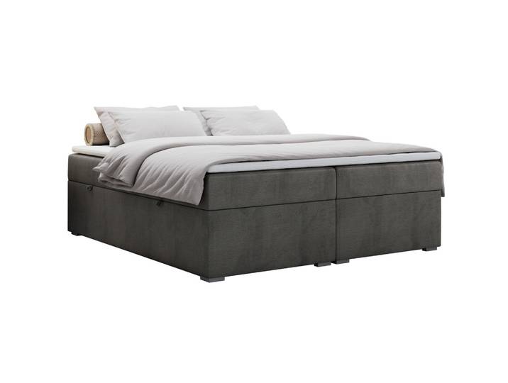 BOXBETT BESS 180/200 Dunkelgrau Velvet - H3