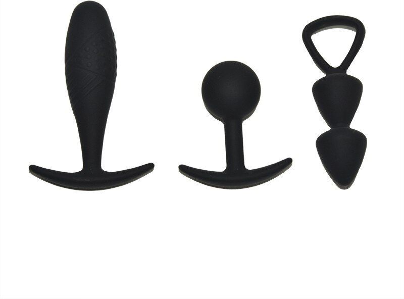 Rimba Basel - Set de Butt Plugs Taille S - Noir