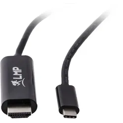 LMP USB Typ C — HDMI (Typ A) (1.80 m), Videokabel, Schwarz