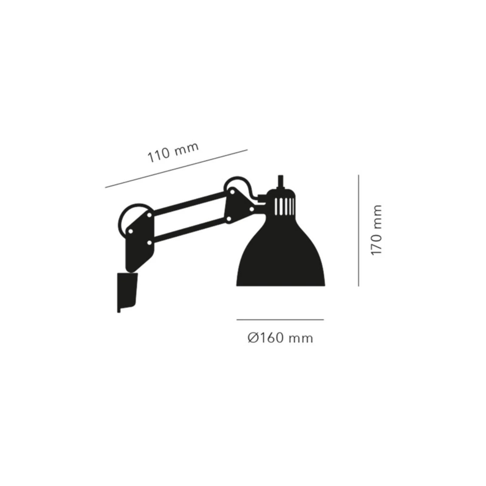 Nordic Living Archi W1 Wandlamp Matte Zwart/Goud van Aluminium