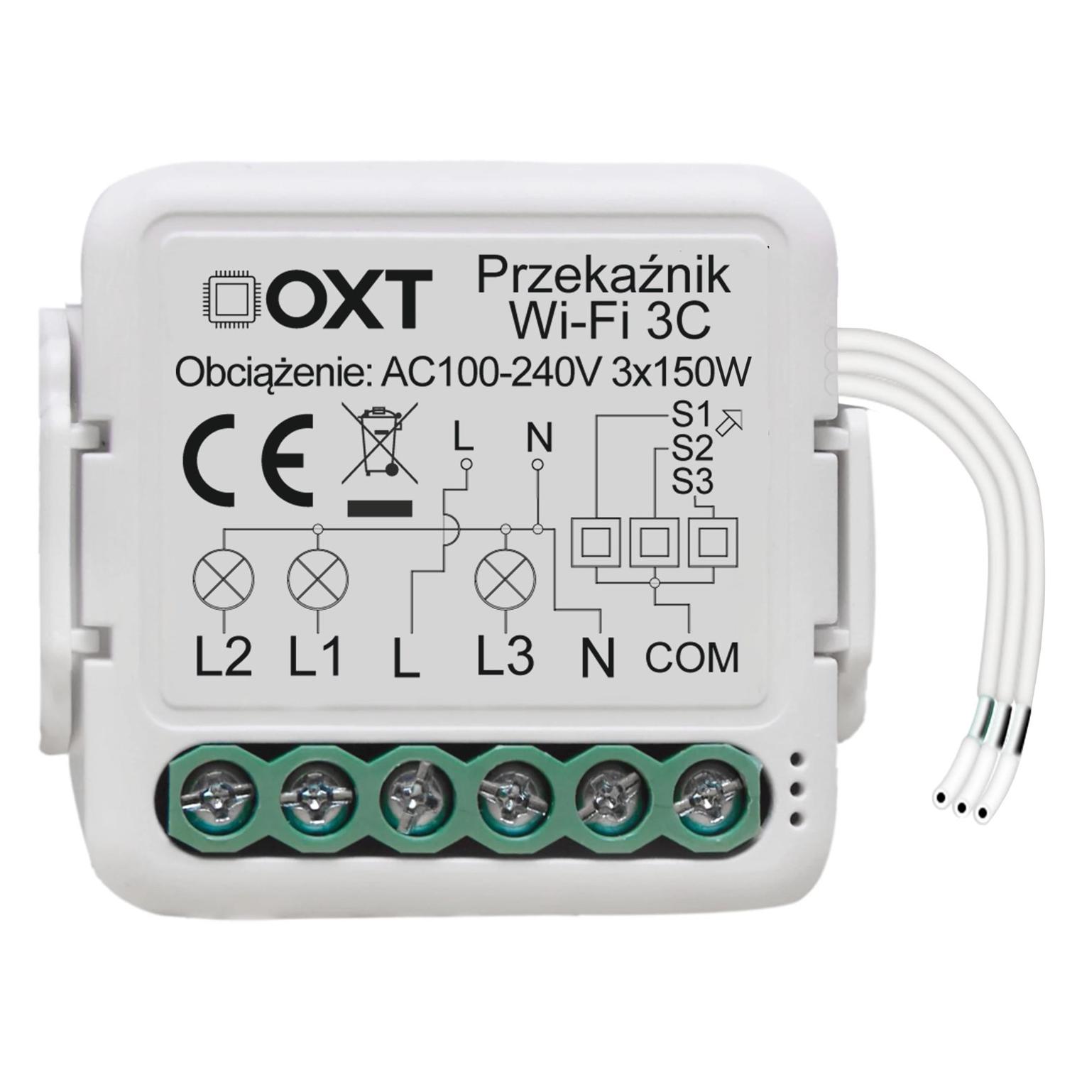 OXT Modul Minirelais 3 Schaltkreise WiFi TUYA (Schaltaktor) (39446)