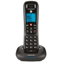 Motorola CD4001 DECT-Telefon, Anrufsperre, 50 Kontakte, beleuchtetes Display, Freisprecher