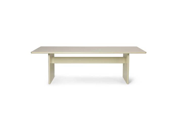 Ferm Living Table à manger Rink large 240x90x74 cm Eggshell