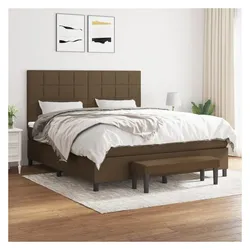 vidaXL, Boxspringbett, Royalty Block with squares (160 x 200 cm)