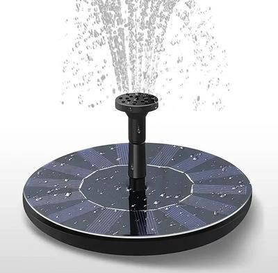 Uplift Essentials Solar Powered Floating Fountain Eco Friendly Water Feature For Bird Baths & Ponds 6.3 In
