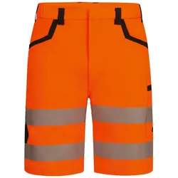 Warnschutz Stretch Shorts - 64 - orange/schwarz
