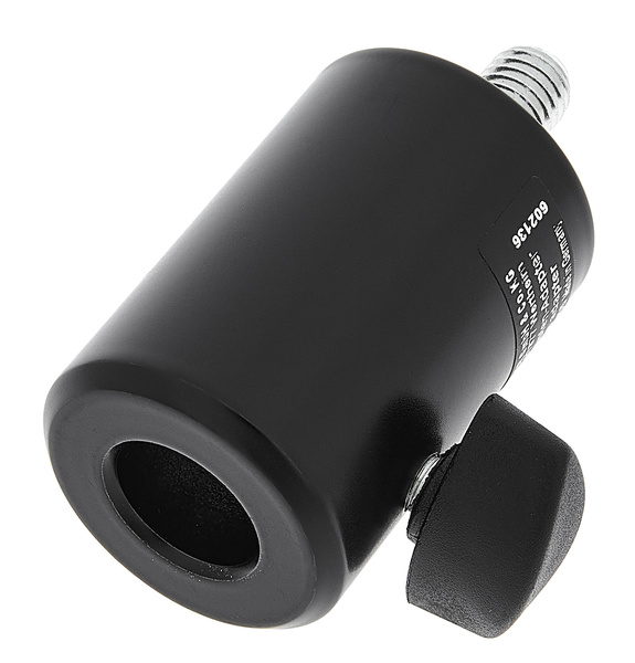 K&M ; 66370 Mini-TV-Spigot-Adapter nero