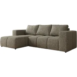 ECKSOFA MONIVA Grau Strukture - Links