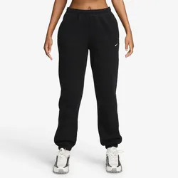 NIKE Studio Fleece Mid-Waist Jogginghose Damen 001 - total black/sail XXS