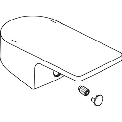 Ideal Standard Griff Edge, Logo ISI, Chrom B961531AA