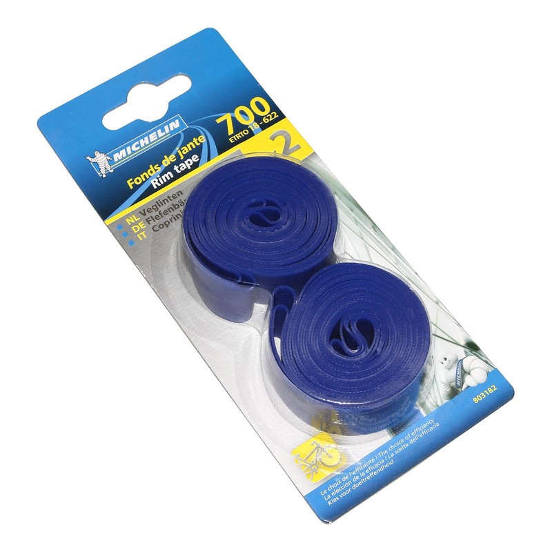 Fonds de jante vélo Michelin haute pression bleu 700 x 18mm