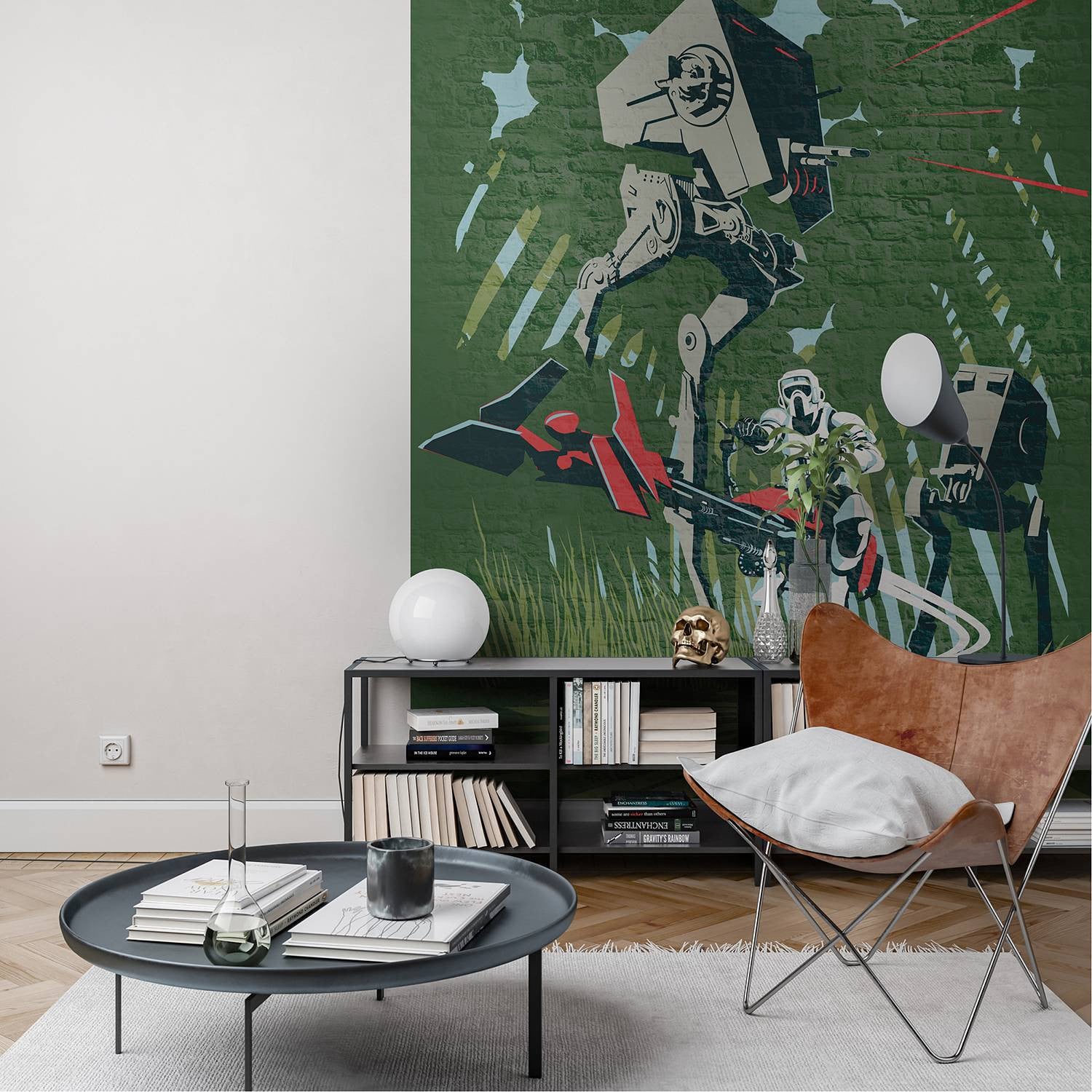 home24 Fotobehang StarWars Concrete Endor B: 200 cm, H: 280 cm