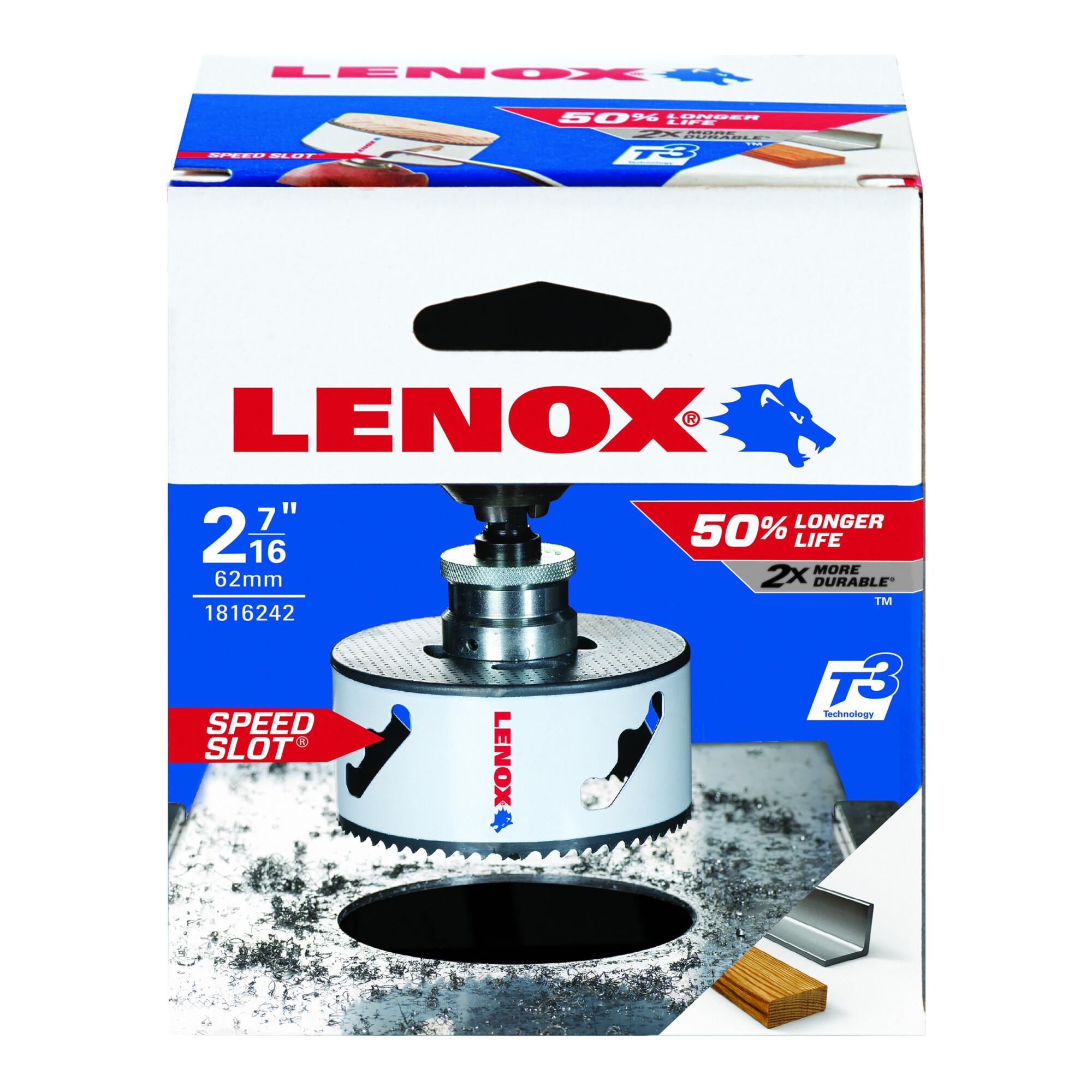 LENOX Bi-Metall Lochsäge T3 Speed Slot 62mm (1816242)