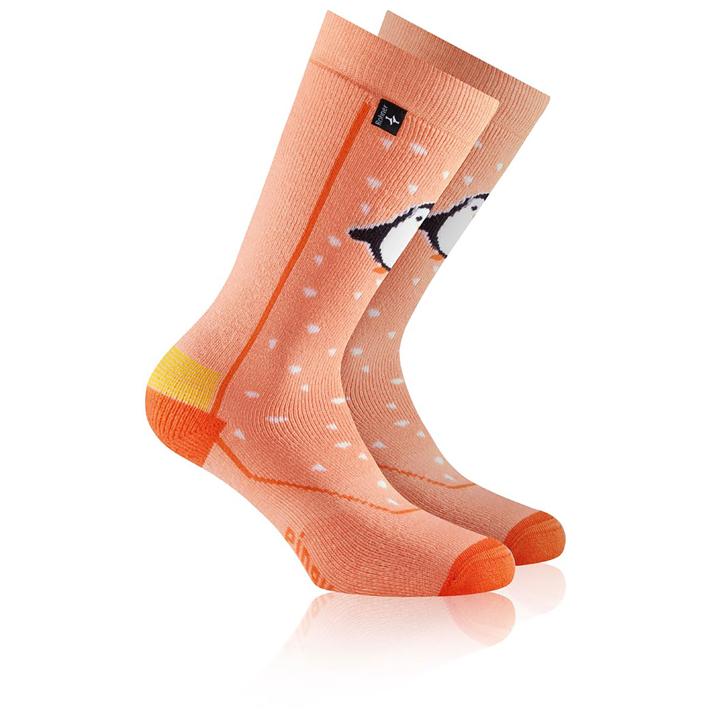 Rohner Pinguin Kinder Freizeitsocken orange Größe 31 Lifestyle Isolierend schoeller