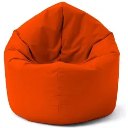 Lumaland, Sitzsack, Runder Sitzsack 2 in 1, 300 l Polyester (PES), Orange