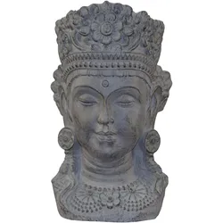 Möbel Direkt Online, Blumentopf, Buddha-Kopf (16.50 x 43 cm)
