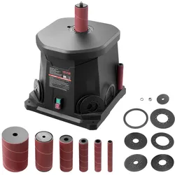 VEVOR Oszillierender Spindelschleifer, 2000 U/min Spindelschleifmaschine mit 6 Hülsen (12,7–76,2 mm), 15 mm Hub & Staubanschluss für die Möbelveredelung, Bastelschleifen, Heimwerker-Holzbearbeitung