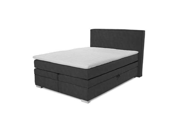 Boxspringbett ARABELLA 140 x 200 cm dunkelgrau