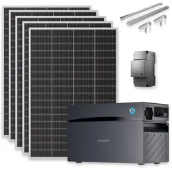 SUNSHARE Ray Lite 1000 W Balkonkraftwerk-Komplettsystem, 2 kWh Glory Speicher, Smart Meter, Dual-MPPT, App-Steuerung