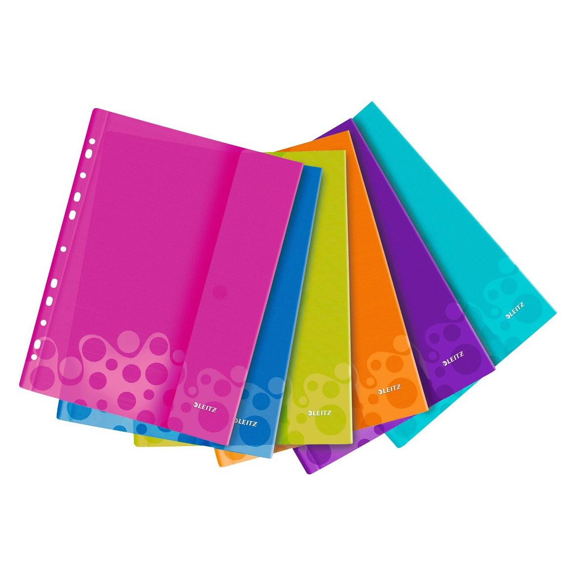 Leitz Prospekthülle mit Klappe 0,2mm (A4, 6x) (4707-00-99)