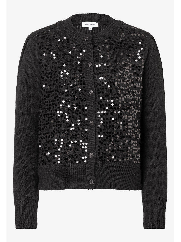 More & More Cardigan in Schwarz - 36