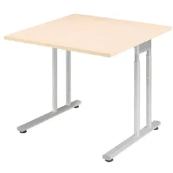 Geramöbel Schreibtisch »Lissabon« 80 cm braun, 80x72x80 cm
