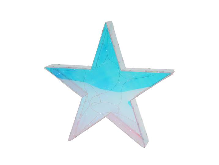 LED Stern Regenbogen 40 cm