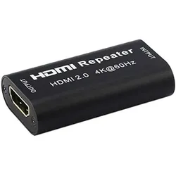 PremiumCord HDMI 2.0 repeater aÅ3⁄4 do, 4K@, KVM Switch, Schwarz