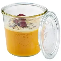 APS Weck-Glas/Einmachglas mit Deckel, 2er Set Ø 11 cm, H: 11 cm