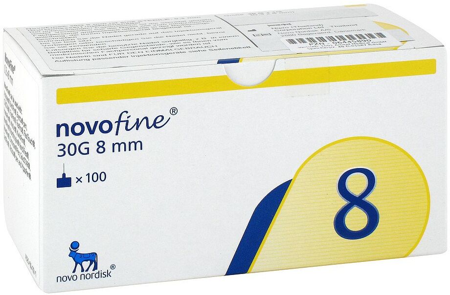 Novofine 8 Kanülen 0,30x8 mm