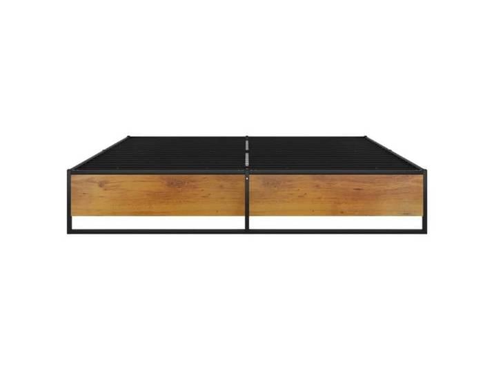 Printemps 2026 Soldes Lit chambre - Grande taille - Cadre de lit double - sans matelas noir métal 160x200 cm 2_706949