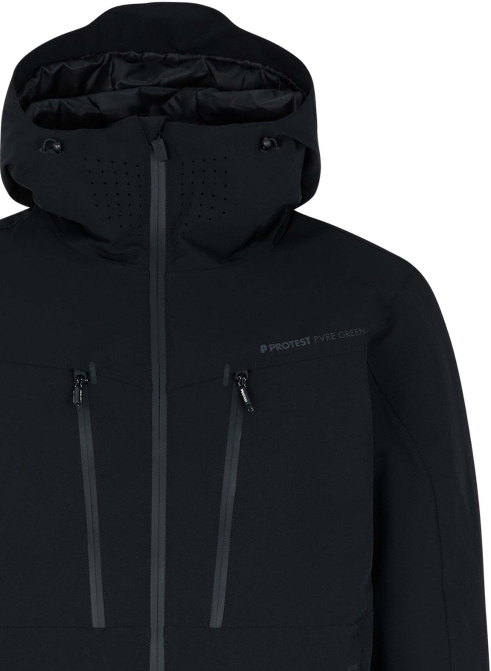 Skijacke PROTEST "Skijacke PRTTIMOTHY", Damen, Gr. XXL, schwarz (true schwarz), Obermaterial: 100% Polyester PES., Jacken Skijacke true schwarz XXL