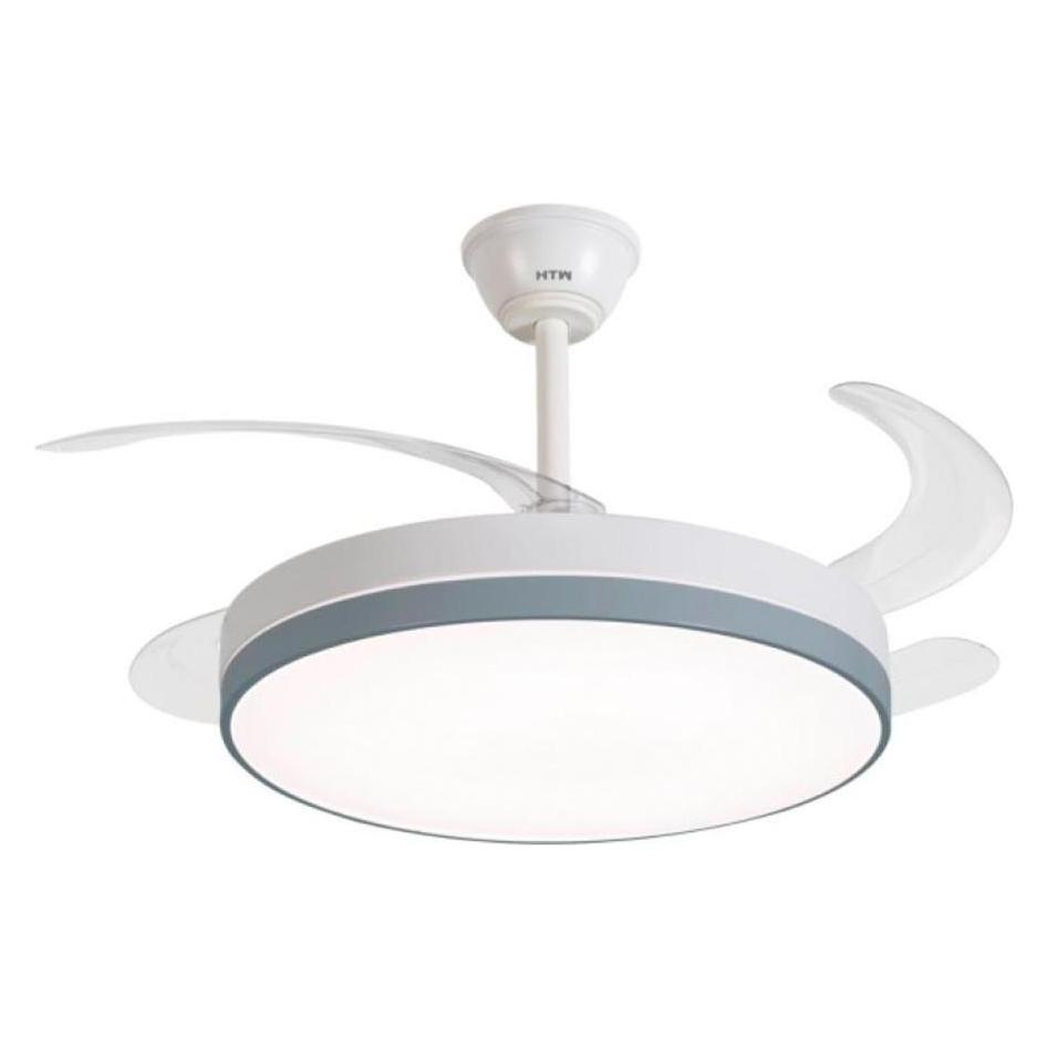 HTW Deckenventilator mit einklappbaren Flügeln, 65 W, 6 Geschwindigkeitsstufen, weiss, ø 106 cm (69307483)