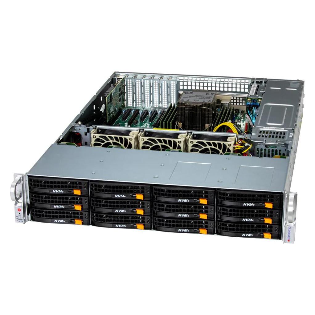 Supermicro Barebone Storage SuperServer 2U Single Sockel 4710 SSG-522B-ACR12H (SSG-522B-ACR12H)