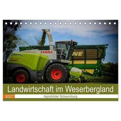 Landwirtschaft im Weserbergland (Tischkalender 2027 DIN A5 quer), CALVENDO Monatskalender